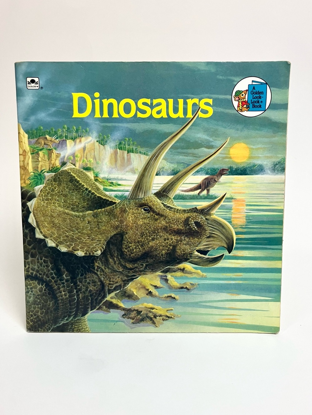 Vintage Dinosaurs A Golden Book 1987 Educational Nature Science 1980s Nostalgia